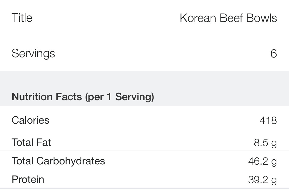 korean beef bowls